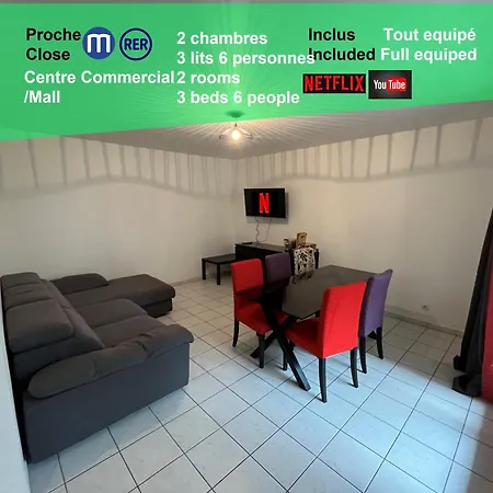 Casa Jamin - Metro - Wifi - Parking - Dream Host Saint-Denis (Seine-Saint-Denis)