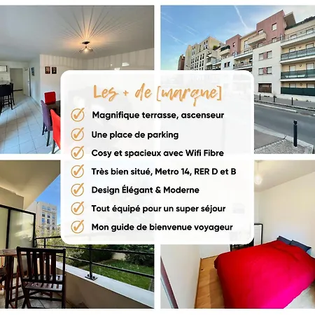 Apartment Casa Jamin - Metro - Wifi - Parking - Dream Host Saint-Denis (Seine-Saint-Denis)